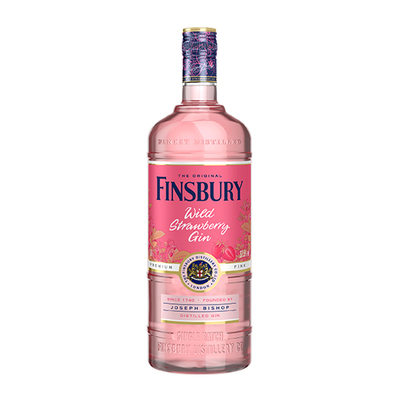 Finsbury金酒野草莓杜松子粉红gin酒700ml