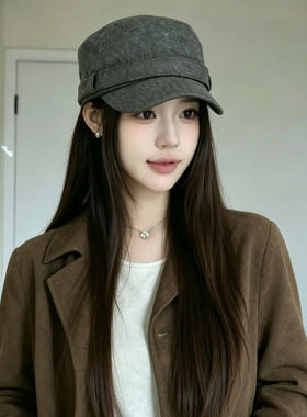 高级感老钱风马术帽女