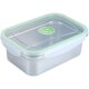 Commercial lunch box restaurant rectangular stainless steel durable refrigerated restaurant box lunch box storage box sealed refrigerator crisper