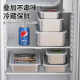 Thick 304 stainless steel crisper storage box organizer box fruit and vegetable refrigeration box commercial meat packaging box