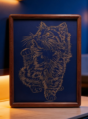 铜筑饰梦猫咪摆件装饰画摆台摆件装饰画摆件装饰画摆台摆件