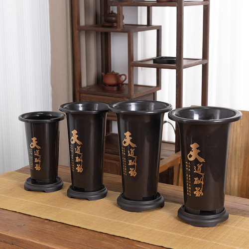 兰花专用盆塑料兰花花盆批发特价清仓君子兰仿紫砂花盆高档兰花盆 - 图0