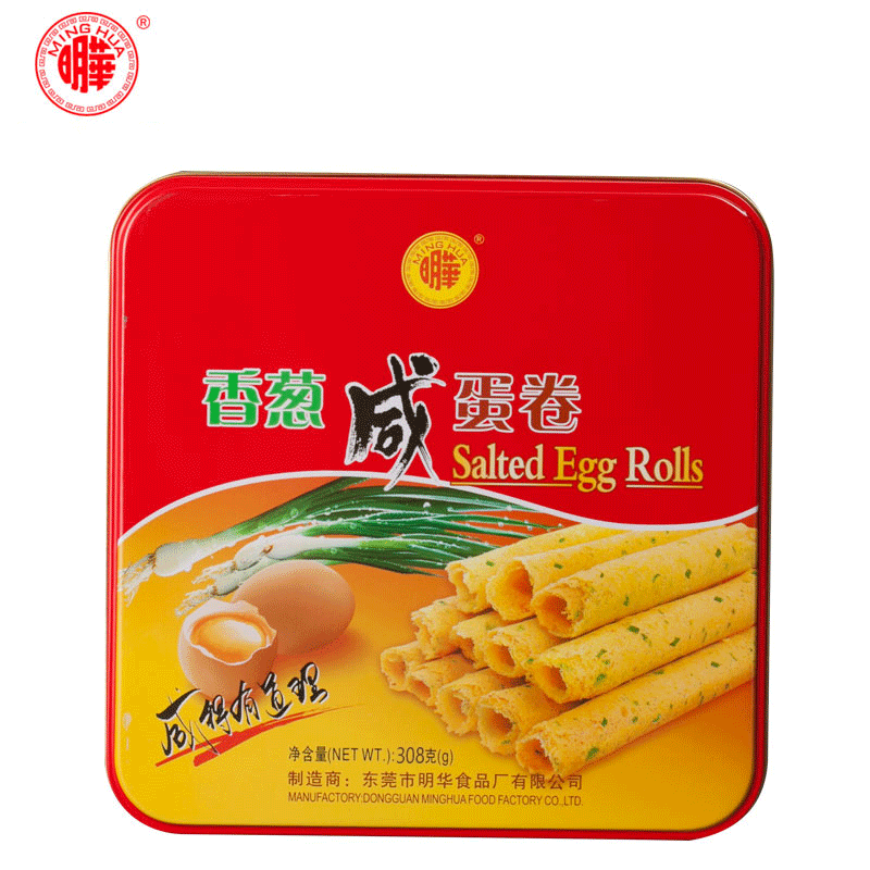 明华蛋卷葱香传统手工技艺鸡蛋卷休闲零食办公室下午茶点心308g,淘宝优惠券,粉丝福利购,淘宝优惠卷