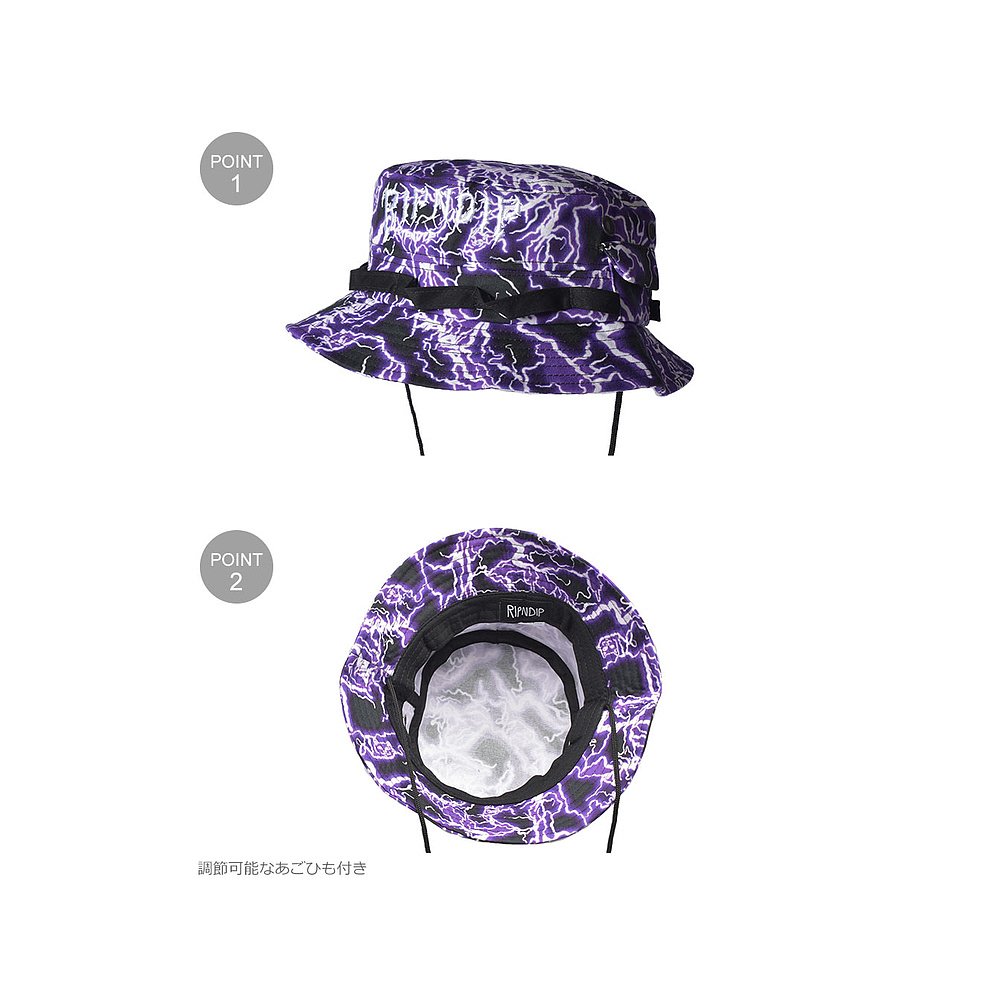 日本直邮【宇包包邮Rip'n Dip 水桶帽 RIPNDIP NIKOLA BOONIE HAT - 图0