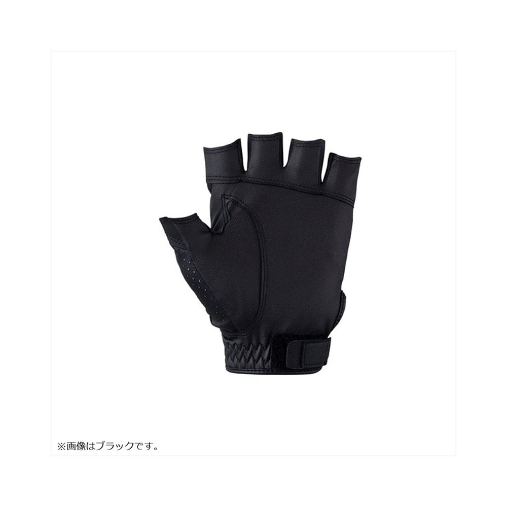 日本直邮Daiwa Gloves DG-2323 人造皮革手套 5 剪裁黑色 XL - 图0