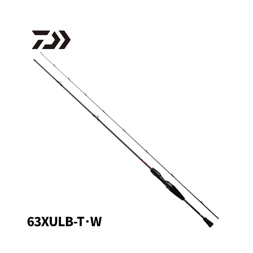 日本直邮Daiwa Ajing Rod 激坂美人 AIR 63XULB-T W 23年型号 Aji - 图1