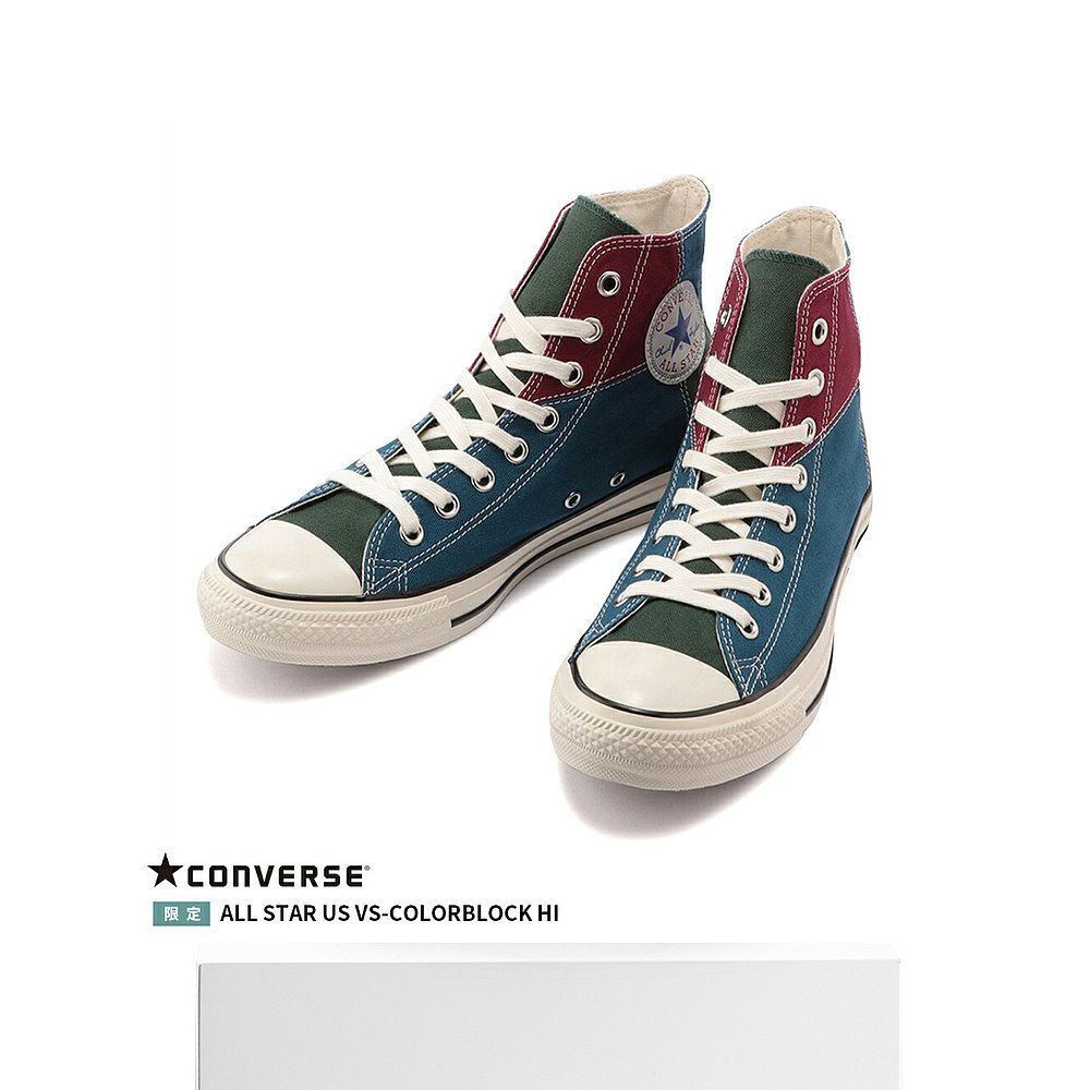 日本直邮CONVERSEALL STAR US VS-COLORBLOCK HI 女士男鞋高帮美 - 图3