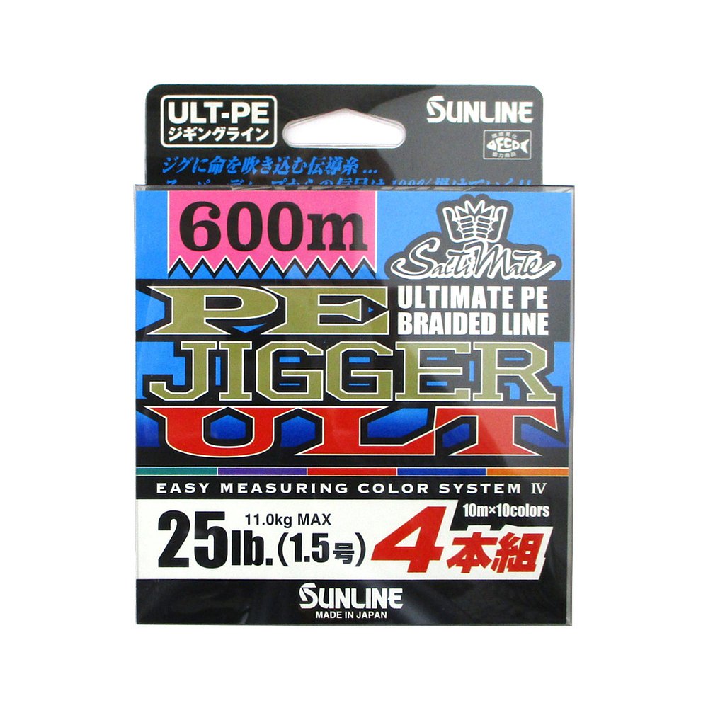 日本直邮Sunline Saltmate PE JIGGER ULT 4 件套 600m 1.5 - 图2