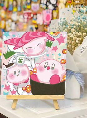 星卡之比数字油画木框颜料装饰画