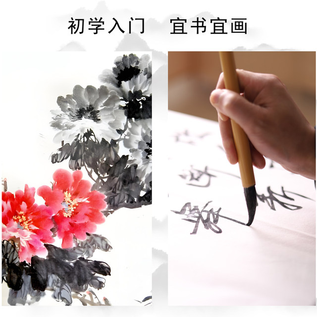 Guangzu Baiyun and Wolf Hair Sheep Hair Brush for Beginners