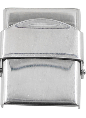 DIY饰品配件钛钢不锈钢表带扣扁皮绳扣不锈刚手链项链材料