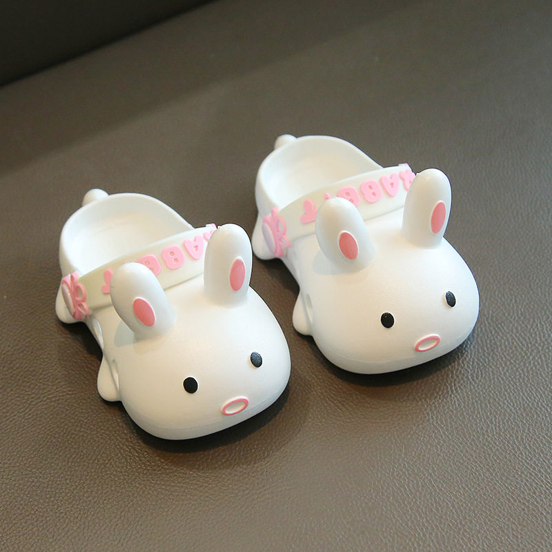 亲子洞洞鞋女童夏季新款可爱卡通防滑兔子包头外穿拖鞋,淘宝优惠券,粉丝福利购,淘宝优惠卷