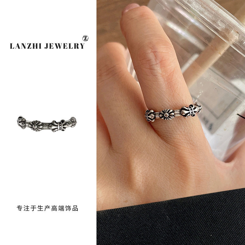 Lan Zhi Xiaohongshu’s popular Thai silver ring for niche women