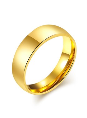 爆款配饰23468MM钛钢素圈光面