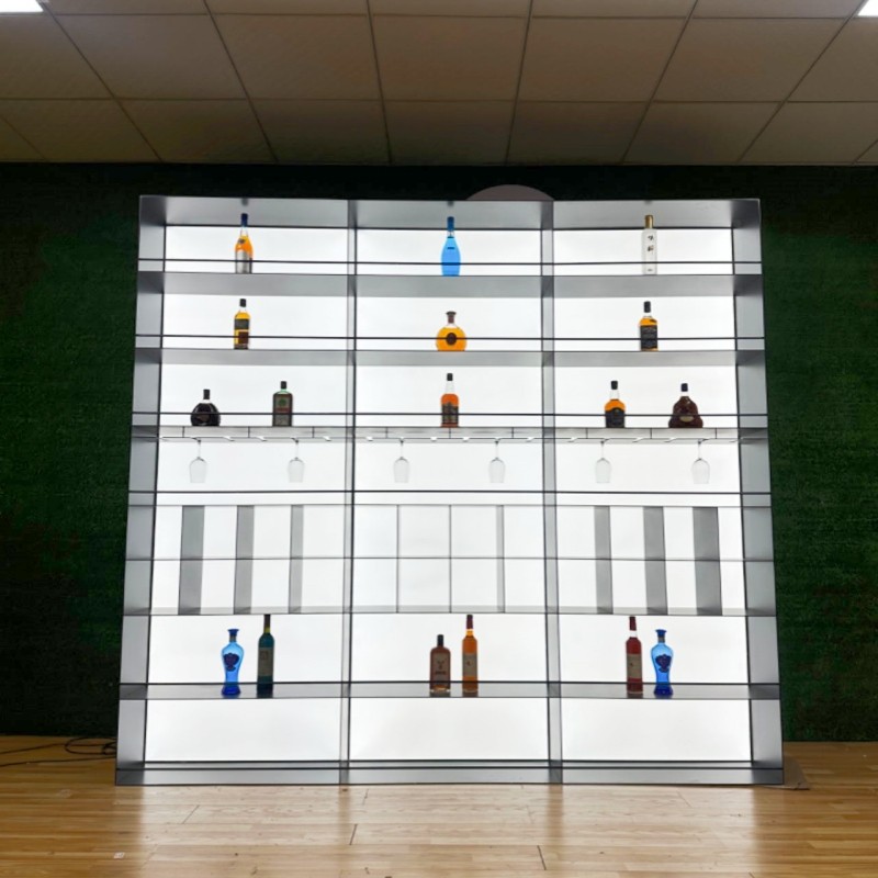 不锈钢金属展示柜装饰钢板铝板柜电视背景墙壁龛开放格置物架定制,淘宝优惠券,粉丝福利购,淘宝优惠卷