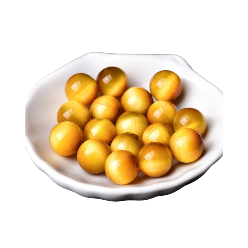 10A金虎眼散珠子DIY手工水晶手串手链配饰配件材料串珠圆珠配珠 - 图3