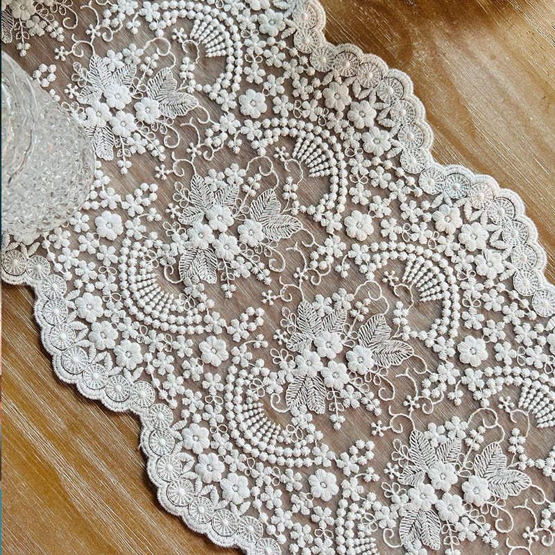 法式浪漫蕾丝桌旗客厅茶几长条电视柜盖巾斗柜防尘桌布万能盖巾布,淘宝优惠券,粉丝福利购,淘宝优惠卷