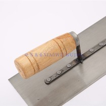 Sky Dragon Full Steel Clay Clip 8 Cm Iron Plate Wood Handle Board Iron Touch Smear Clay Tool Brushed Clay Tool