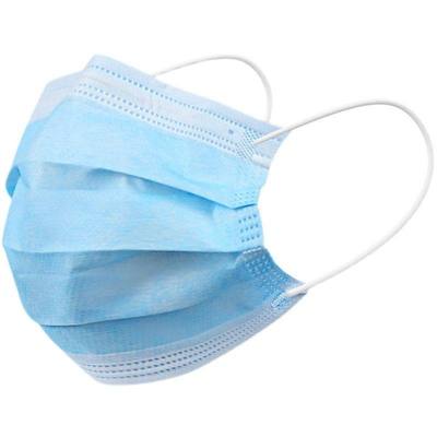 一次性三层防护无纺布口罩成人
