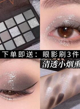 正品15色暗夜骑士暗黑灰色水泥盘欧美多色系哑光香港彩妆朋克女神