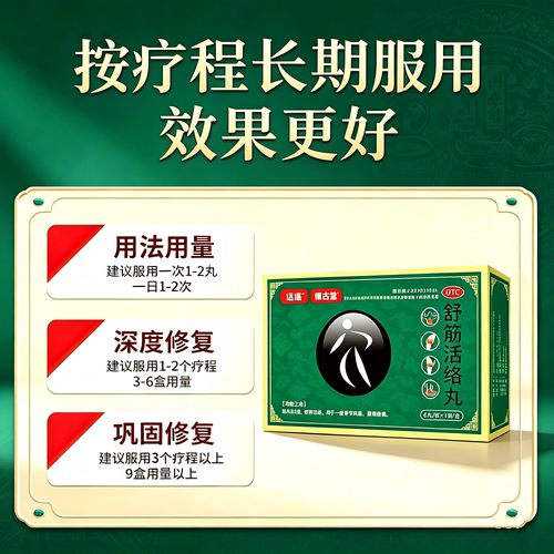 远播舒筋活络丸6g*6丸/盒偠古堂正品旗舰店驱风祛湿腰膝酸痛腰疼 - 图2