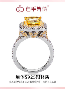 右手等待女S925银欧美时尚戒指