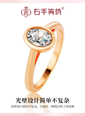 右手等待女铜欧美时尚莫桑石戒指