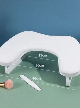 俄式美甲蝴蝶手枕桌垫跨境美甲店工具网红U型手枕小红书手枕批发