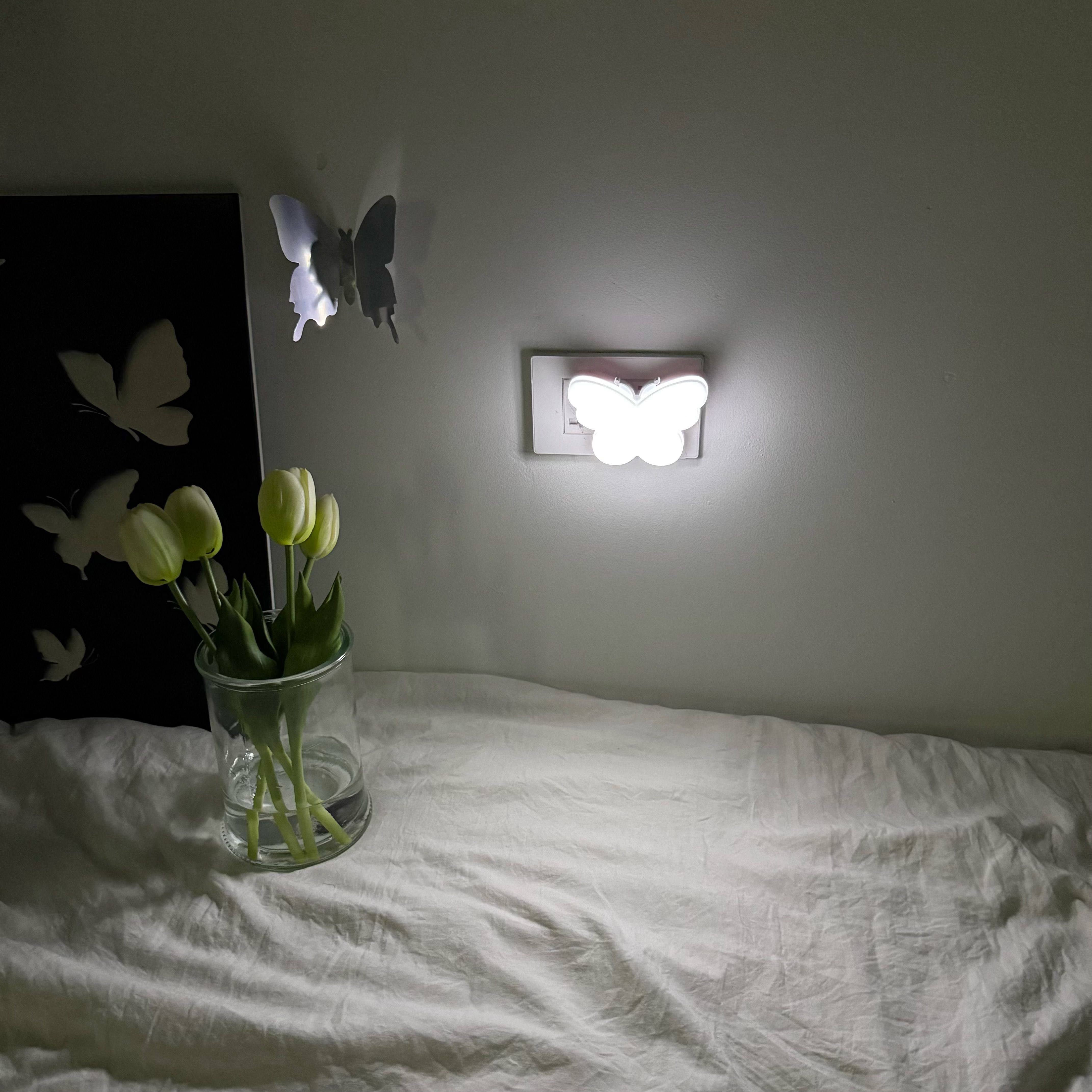 浪漫蝶恋花~氛围灯卧室情调床头情侣睡眠氛围感小夜灯光控感应灯,淘宝优惠券,粉丝福利购,淘宝优惠卷