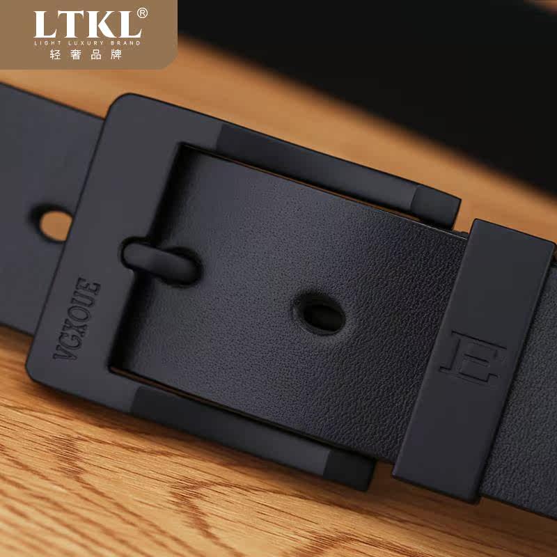 真皮休闲手工男士头层纯牛皮皮带 LTKL腰带/皮带/腰链