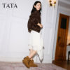 His new winter fashion versatile women's casual boots