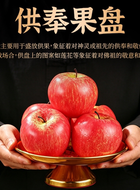 果盘供盘家用供奉合金贡盘财神爷菩萨供奉佛前供果盘高脚供盘