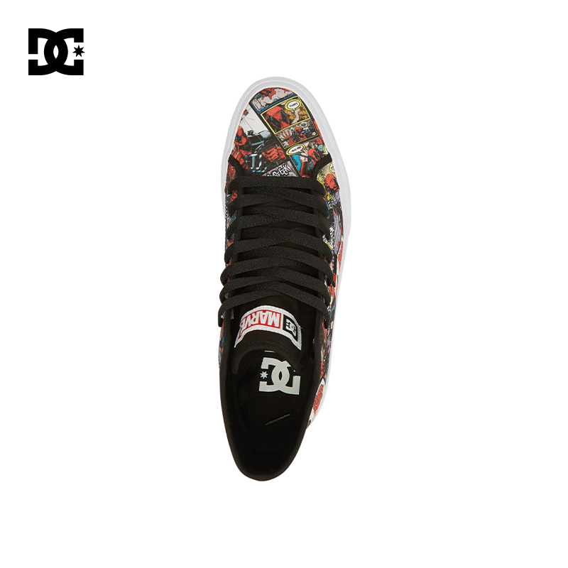 DCSHOES X 漫威死侍联名 MANUAL HI男士休闲高帮帆布鞋DC滑板鞋 - 图2