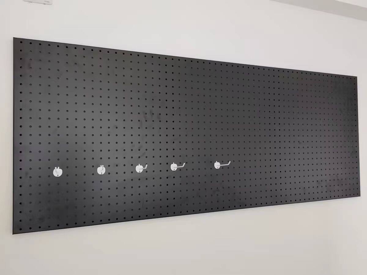 Hole plate custom wall display rack thickened metal material