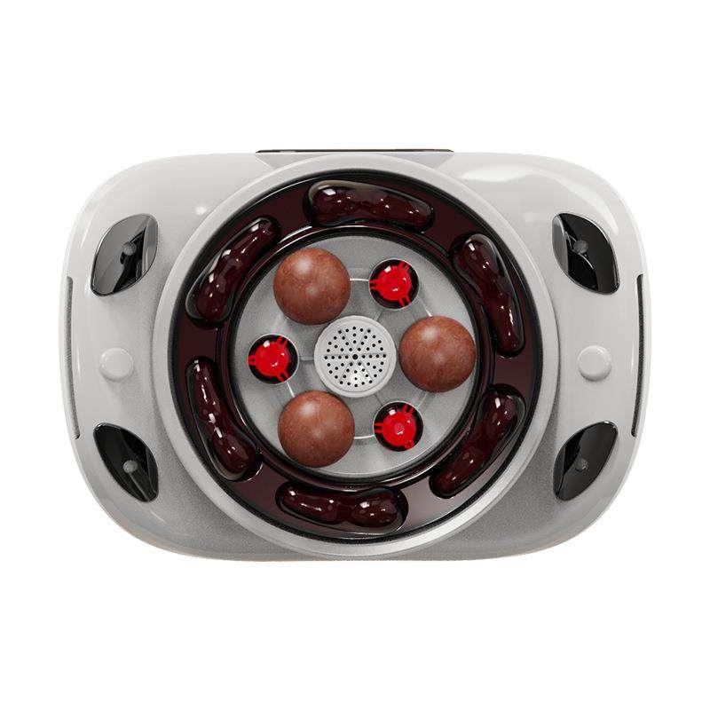 腹部按摩器双盘多功能电动揉腹机双向揉肚子按摩仪热敷砭石揉腹仪,淘宝优惠券,粉丝福利购,淘宝优惠卷