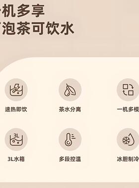 饮水机台面式小型家用桌面办公室宿舍直饮机速热饮水器恒温冲奶机