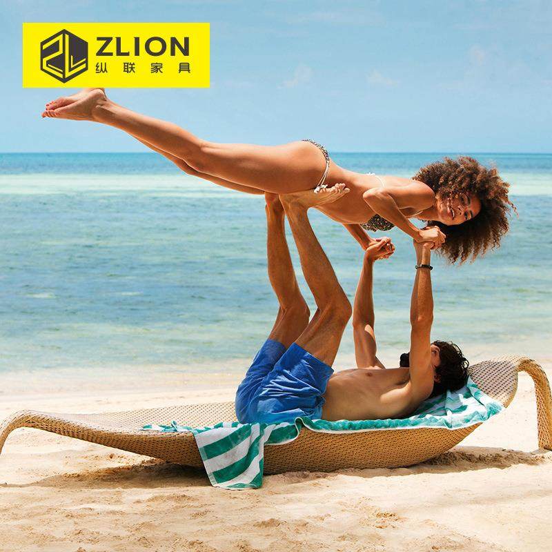 户外沙滩海边泳池休闲藤编躺床温泉酒店民宿室外创意叶子躺椅躺床,淘宝优惠券,粉丝福利购,淘宝优惠卷