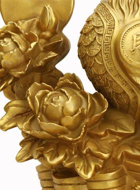 杨桐记十二生肖鸡 铜鸡摆件 吉星高照鸡