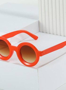 英国coopkoop新款简约圆形太阳镜 欧美时尚百搭圆框沙滩百搭墨镜