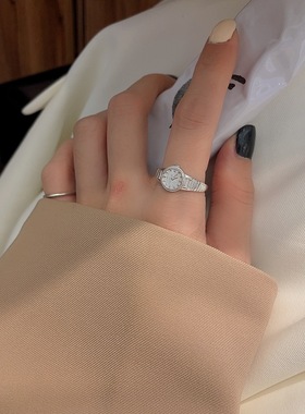 英国coopkoops925银手表戒指简单大方个性十冷淡风小众设计感