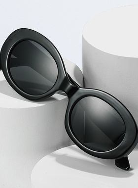 英国coopkoop新款椭圆太阳镜个性素颜街拍墨镜时尚太