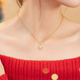 Chalcedony necklace birthday gift for women