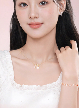 纯银蝴蝶手链女生女款