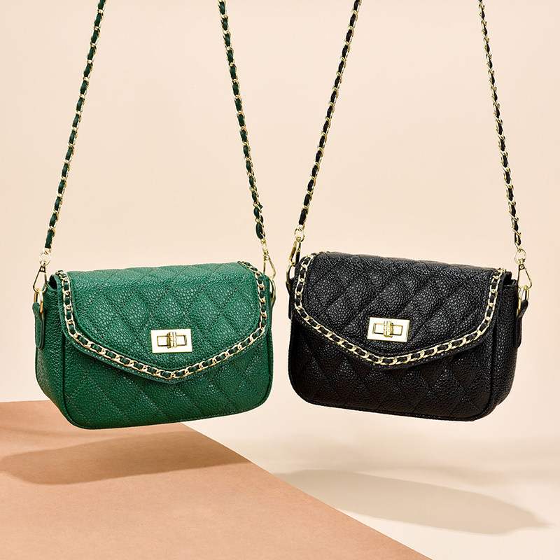 包包女2025夏季新款时尚小方包简约菱格链条单肩包百搭女士斜挎包,淘宝优惠券,粉丝福利购,淘宝优惠卷