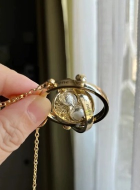 哈利波特周边时间转换器项链徽章猫头鹰生日礼物哈利波特