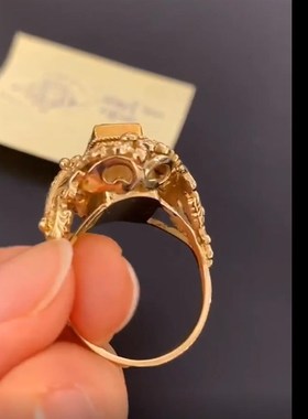 储物空间戒指16世纪欧洲新奇外表美艳I绝伦里面暗藏玄机指环手饰