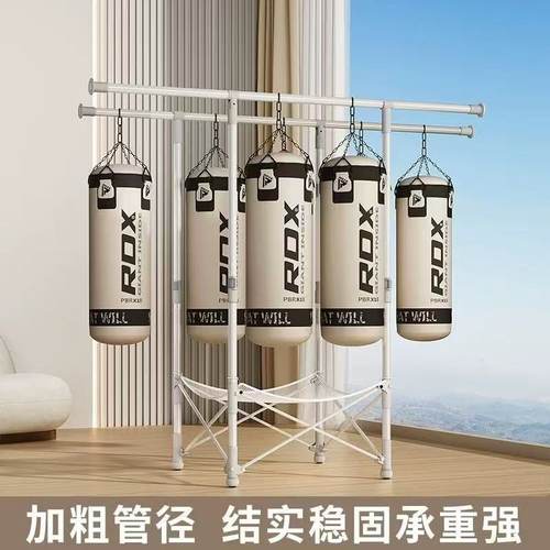 3秒折叠室内晾衣架家用卧室挂衣架免安装阳台晒被子置地晾晒衣架 - 图2