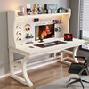 Desk bookshelf integrated table simple computer desk