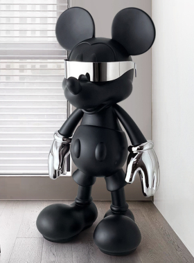 网红潮玩米奇客厅落地大摆件创意