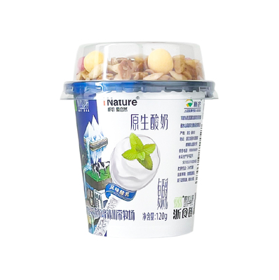 iNature/新农爱自然低温酸奶儿童早餐奶冰淇淋酸奶120g*6杯组合装